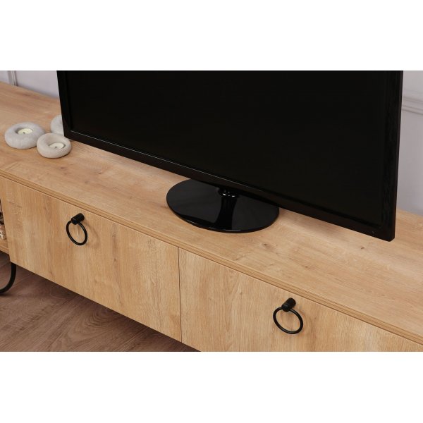 Norfolk mediebenk - Eik