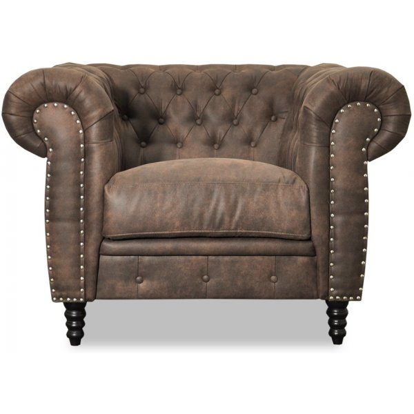 Ashford chesterfield lenestol - Brunt kolr