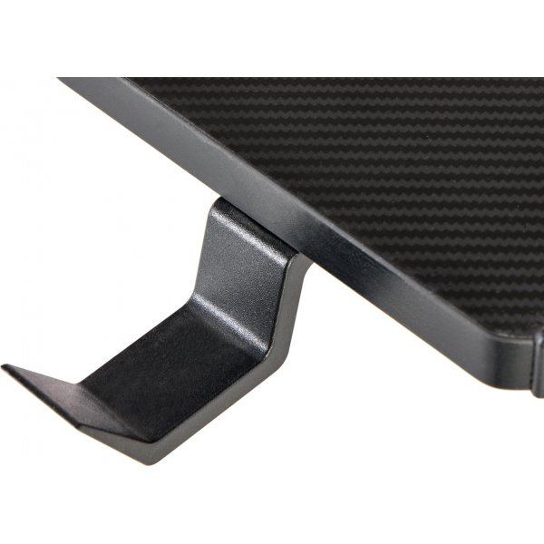 Tebur skrivebord 122x60 cm - Sort/rød Tebur skrivebord 122x60 cm - Sort/rød