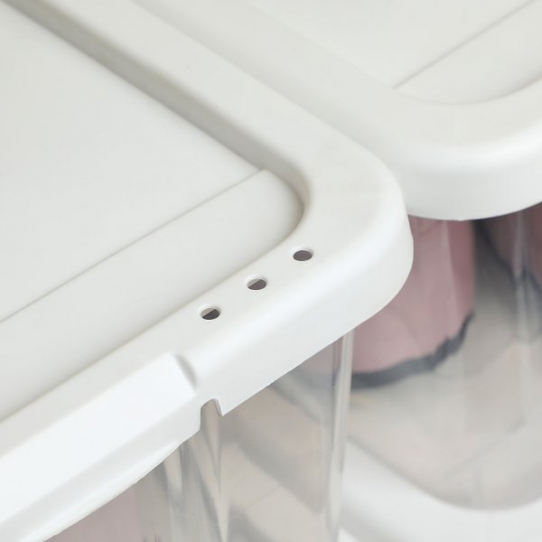 Leander oppbevaringsboks 35x20 cm 12-pakning - Gjennomsiktig Leander oppbevaringsboks 35x20 cm 12-pakning - Gjennomsiktig