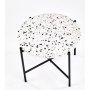 Sidewalk sofabord 50 cm - Terrazzo/sort