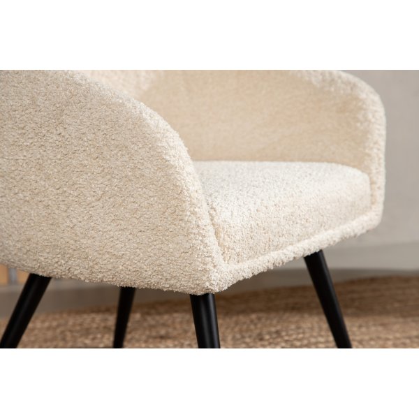 Fluffy barnestol - Hvit Fluffy barnestol - Hvit