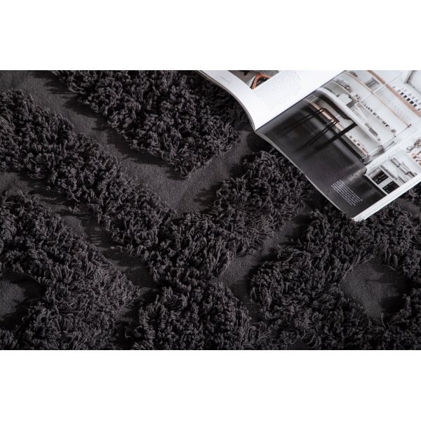 Kleva bomullsteppe - Mørk grå Kleva bomullsteppe - Mørk grå