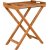 Rundt brettbord 60 x 40 cm - Teak