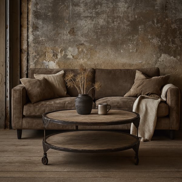 Bombay Stuebord - Rundt + Møbelføtter Bombay Stuebord - Rundt + Møbelføtter