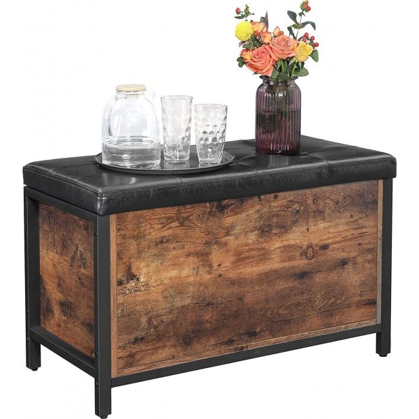 Tomas oppbevaringsskrin - Brun/svart