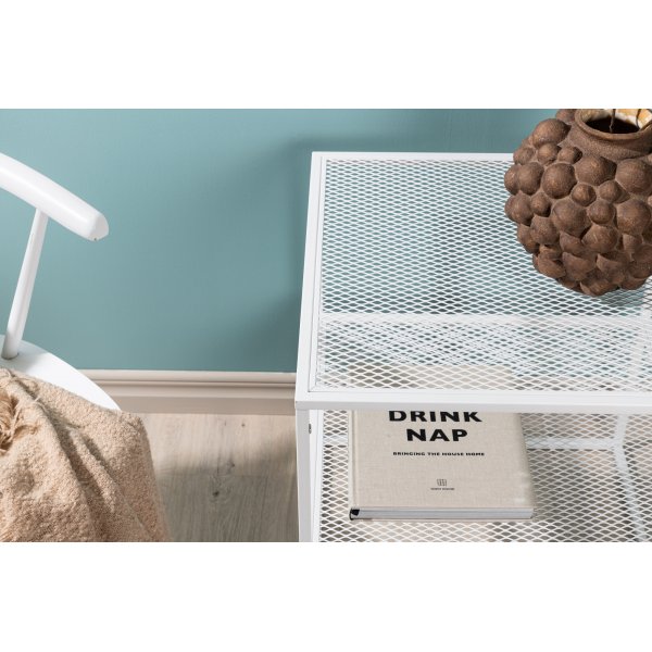 Netz sidebord 55 x 55 cm - Hvit Netz sidebord 55 x 55 cm - Hvit