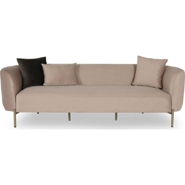 Macaroon 4-seters sofa - Krem Macaroon 4-seters sofa - Krem