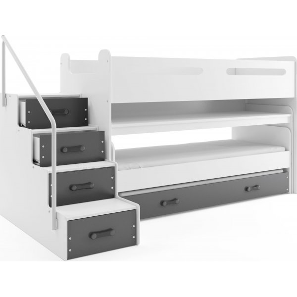Maks kyeseng med ekstra seng og uttrekkbart skrivebord 80 x 200 cm - Alle farger