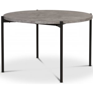 Alva spisebord rundt 120 cm - Betong / Svart + Flekkfjerner for mbler