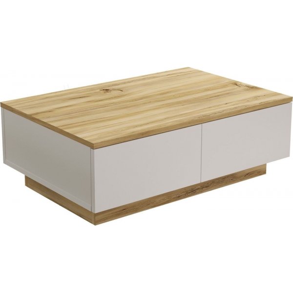Luvio salongbord 17 - Eik/hvit