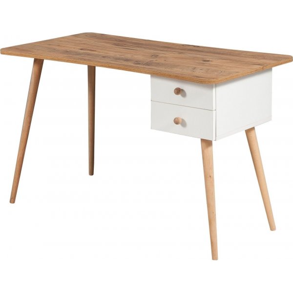 Balbina skrivebord - Furu/hvit Balbina skrivebord - Furu/hvit