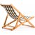Repose Beach Deck Chair - Grønn/Hvit + Møbelpleiesett for tekstiler