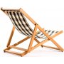 Repose Beach Deck Chair - Grnn/Hvit