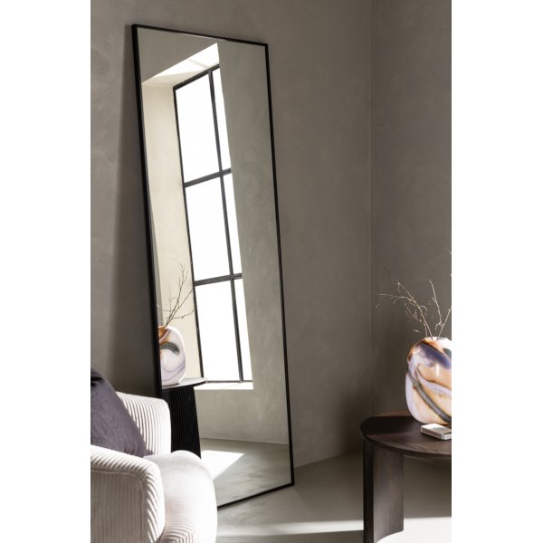 Dalton speil - Svart + Kart med mbelpoter inkludert!