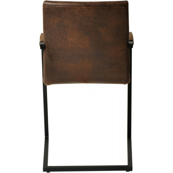 Monroe karmstol - Brun skinnimitasjon Monroe karmstol - Brun skinnimitasjon