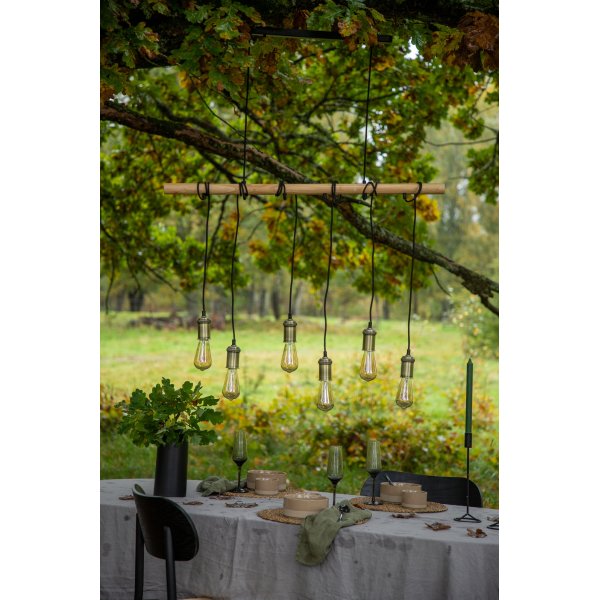 Isaac taklampe - Svart