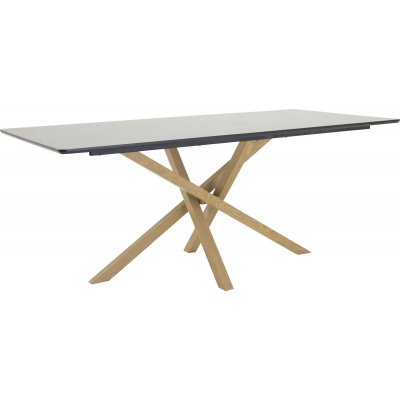 Hgans spisebord, 180 cm - Eik/svart