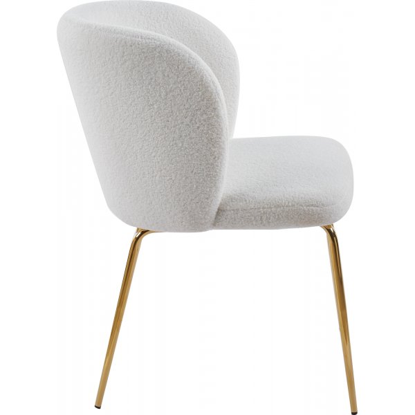 Spisegruppe Genova bouclè - Uttrekkbart bord med 4 stoler Spisegruppe Genova bouclè - Uttrekkbart bord med 4 stoler