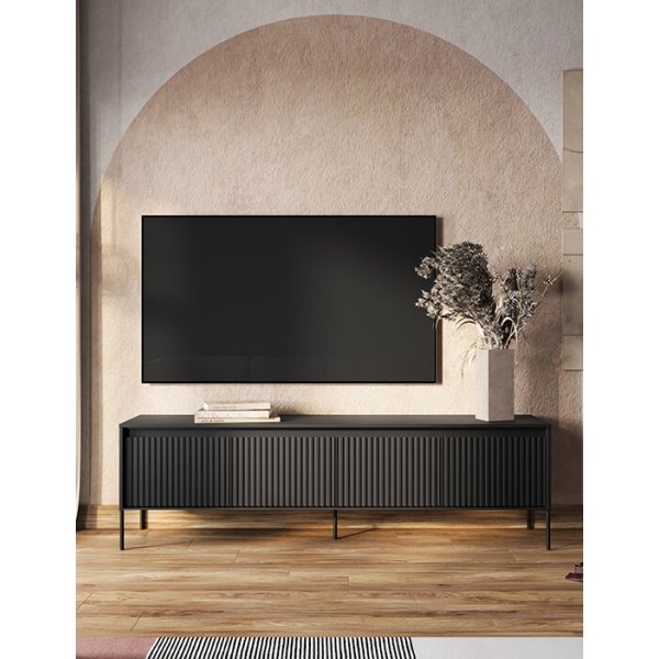 Trend media benk B193 cm - Sort