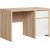 Kaspisk skrivebord 120 x 65 cm - Eik/hvit