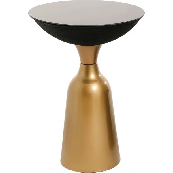 Kalk sidebord 56 cm - Gull/svart