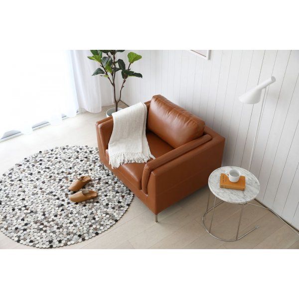 Cansas lenestol - Cognac PU + Tekstilrens for møbler Cansas lenestol - Cognac PU + Tekstilrens for møbler