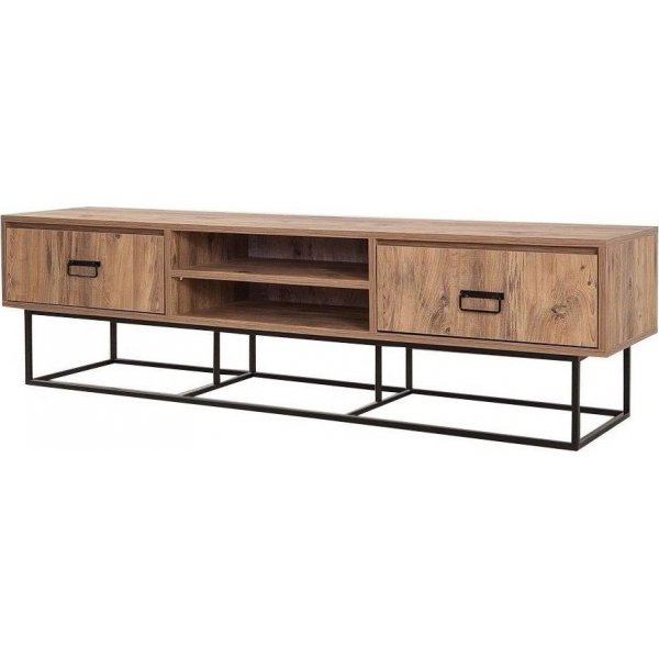 Quantum Silva mediebenk, 180 cm - Furu/svart Quantum Silva mediebenk, 180 cm - Furu/svart