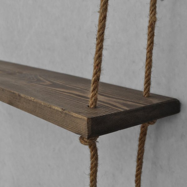 Abstrakt vegghylle 42 - Valnøtt Abstrakt vegghylle 42 - Valnøtt