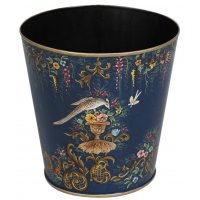 Bird krukke H18 cm - Blå (Handpainted) Bird krukke H18 cm - Blå (Handpainted)