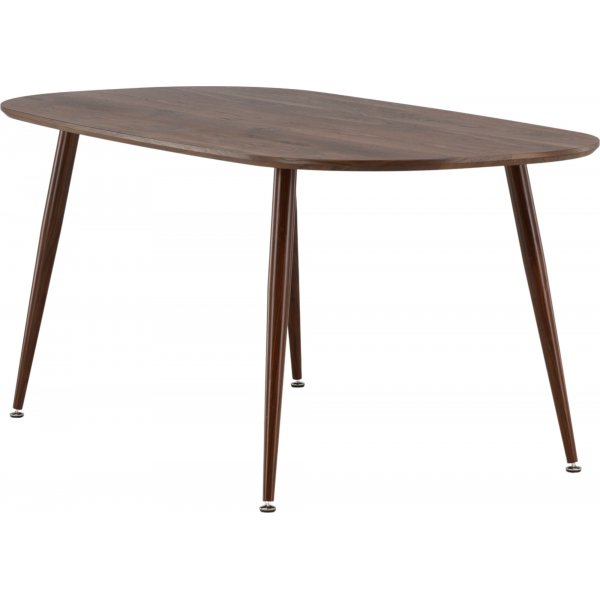 Sanford spisebord 180 x 90 cm - Mørkebrunt Sanford spisebord 180 x 90 cm - Mørkebrunt