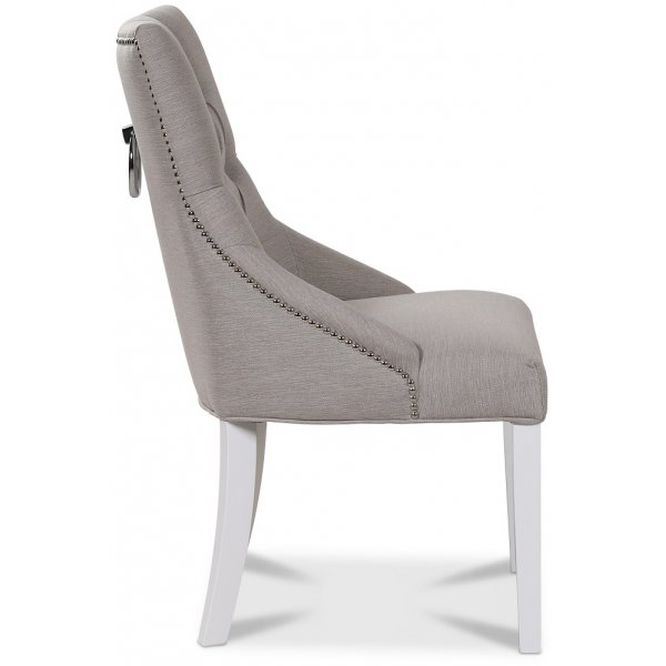 Tuva Europa - Spisestol med hndtak (Beige/hvit)