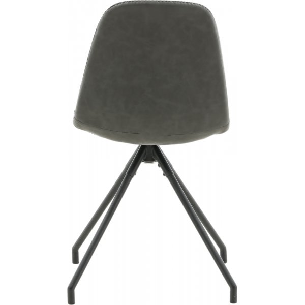 Bridge svingbar spisestol - Sort PU Bridge svingbar spisestol - Sort PU