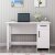Naturlig skrivebord 120 x 60 cm - Hvit