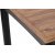 Polo spisebord 110-170 x 75 cm - Valntt/svart