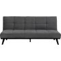 Enna 2,5-seters sovesofa - Gr/svart