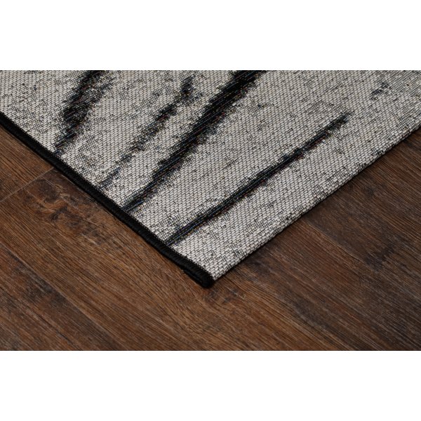 Domani Tiger flatvevd teppe S�lv