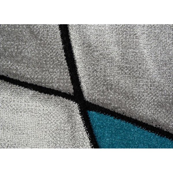 Maskinvevd matte Turin - Turkis