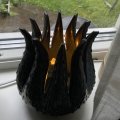 Kundebilde Krukke Dreie H16 cm - Grønn