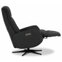 Marbck lyx recliner- lenestol (2 el-motorer) innebygget fotskammel - Mrkegrtt tystoff