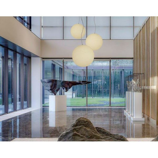 Taklampe Moon - Hvit