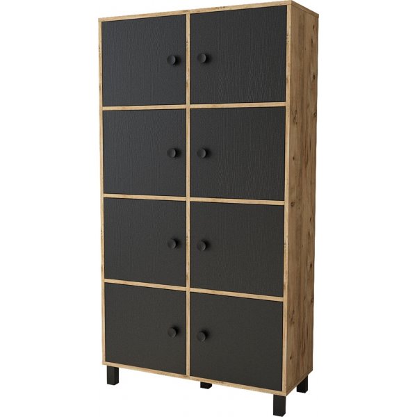 Vilamo skap 59 - Furu/svart Vilamo skap 59 - Furu/svart