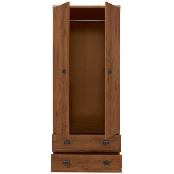 Crosby garderobeskap - Antikk eik Crosby garderobeskap - Antikk eik