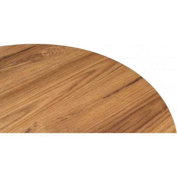 Ovalt salongbord 120 x 60 cm - Brun Ovalt salongbord 120 x 60 cm - Brun