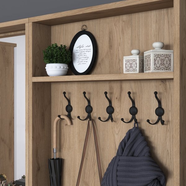 Mendy hallmbler 180 cm - Valntt/hvit