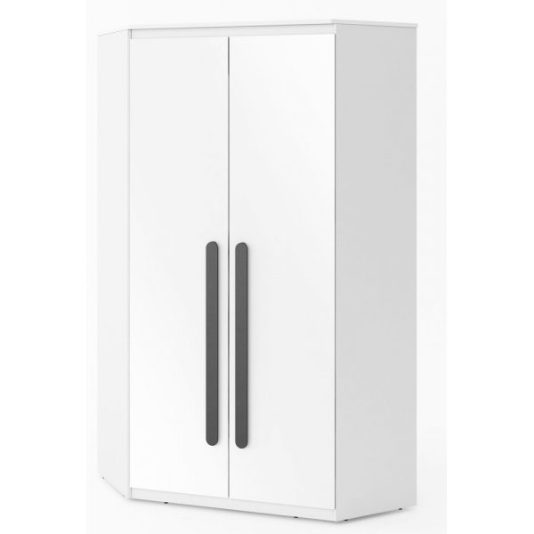 Danielle hjrnegarderobe - Hvit