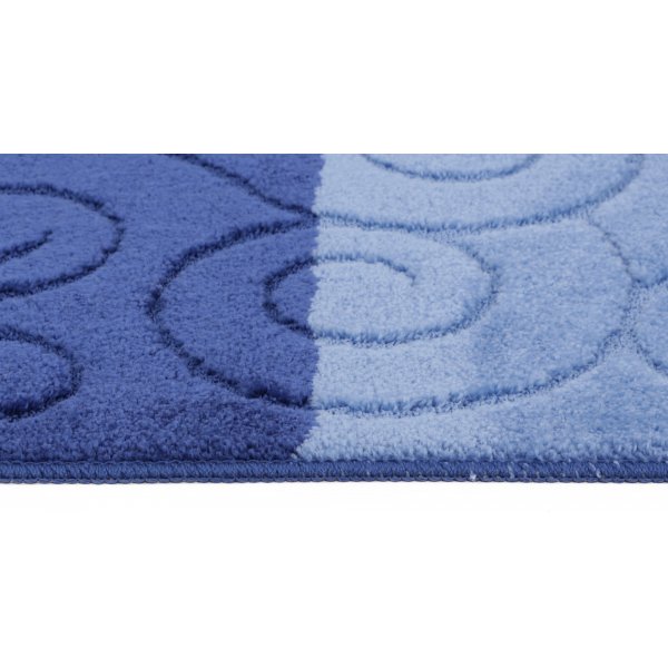 Sile baderomsteppe - Blå/mørkeblått Sile baderomsteppe - Blå/mørkeblått