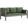 Kappis 3-seters utesofa - Brun/grnn