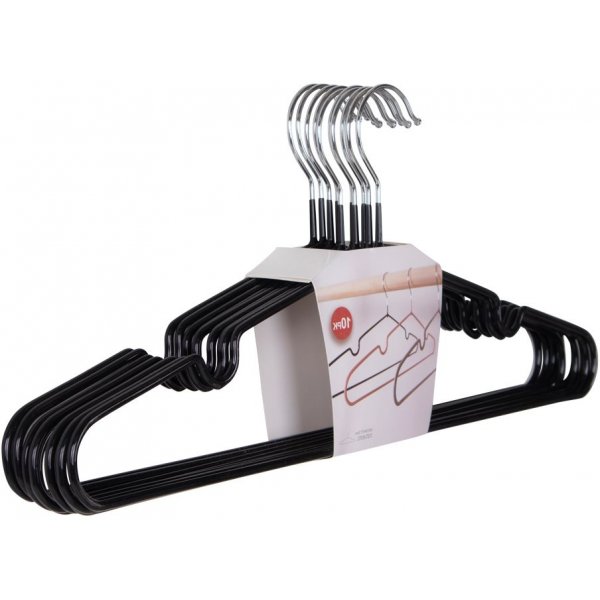 Masse kleshengere - Svart - 10 stk Masse kleshengere - Svart - 10 stk