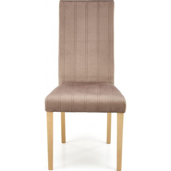 Heather spisestuestol - Beige fløyel/bøk Heather spisestuestol - Beige fløyel/bøk